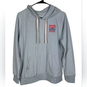 Rhythm Dawn Hoodie Sky Blue Fleece Pullover‎  M